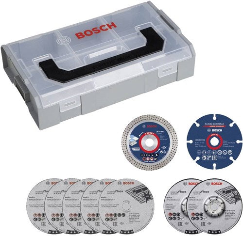 Bosch lisävarustesarja 76 mm kulmahiomakoneeseen | mini l-boxx - 061599764g