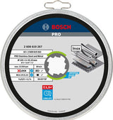 Bosch Prof. Blow Trail en BLIK Rectivo acero inoxidable 125 mm (10)