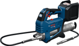 Pistola de graxa sem fio Bosch azul gfp 18v-10 | sozinho | incluindo. 90 acoplamento e alça de ombro | sem bateria e carregador - 06019n6000