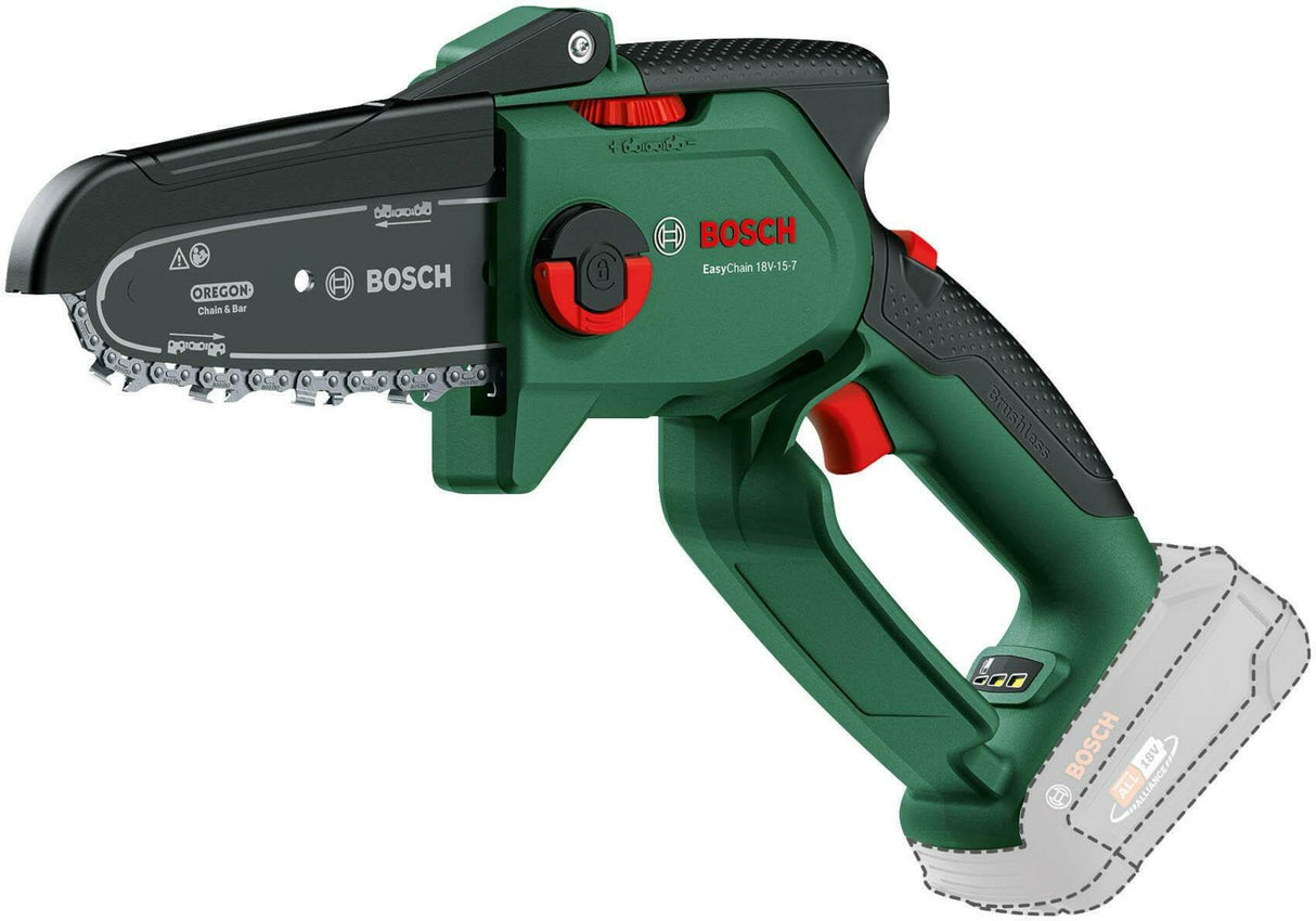 Bosch groen accukettingzaag easychain 18v-15-7 | zonder accu en lader - 06008b8901