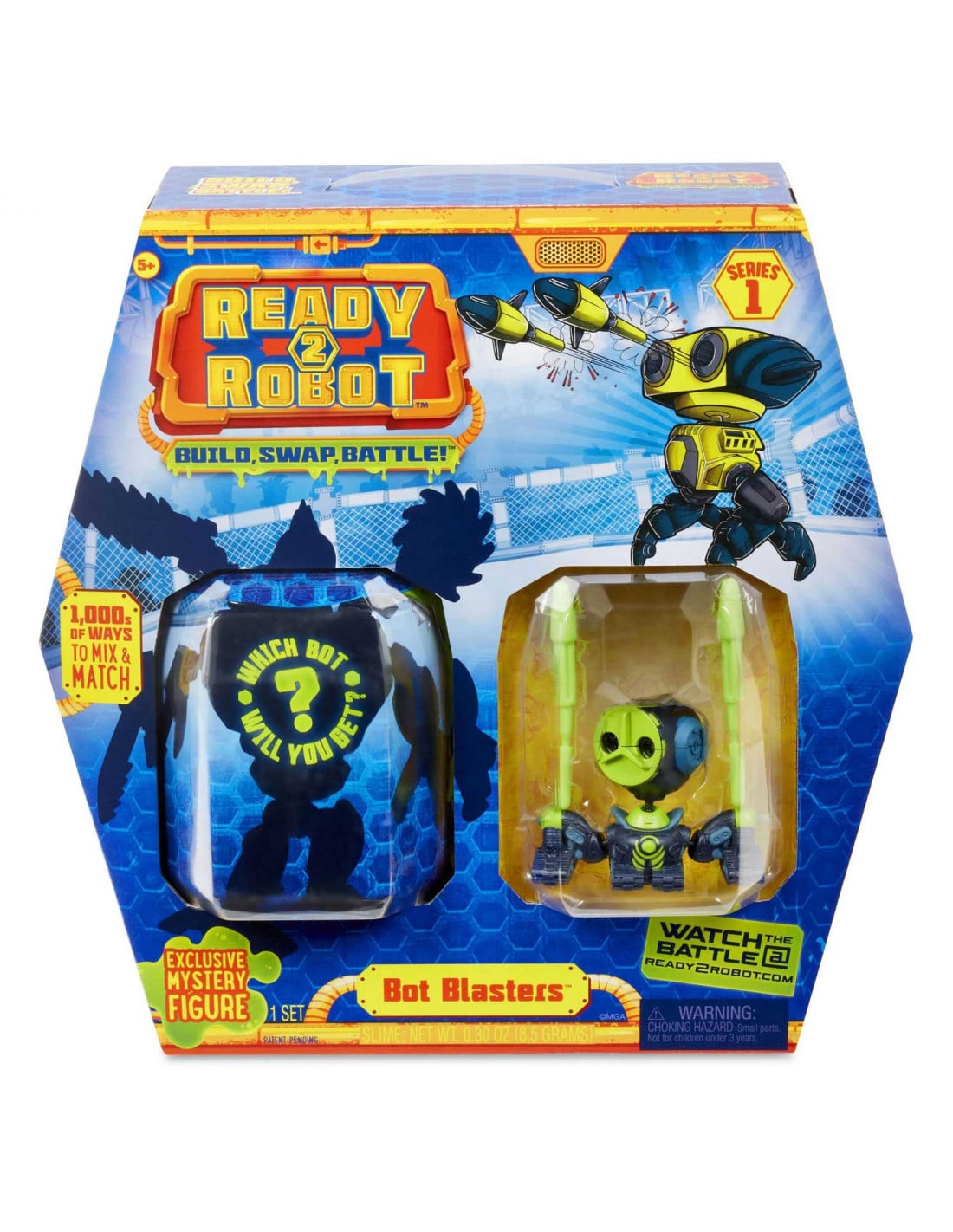 Varumärkesenhet Ready 2 Robot Bone Blasters Green