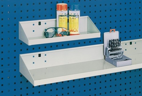 Base de armazenamento de bott | w450xd250xh105 30mm | cinza claro | adequado para placas perfuradas | 1 peça - 14014031,16 14014031,16