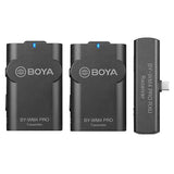 BOYA 2,4 GHZ Duo Lavalier Microfone sem fio BY-WM4 Pro-K6 para Android
