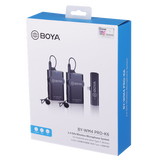 BOYA 2,4 GHZ Duo Lavalier Microfone sem fio BY-WM4 Pro-K6 para Android
