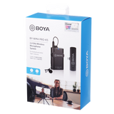 Boya 2,4 GHz Lavalier Microfone sem fio BY-WM4 Pro-K5 para Android