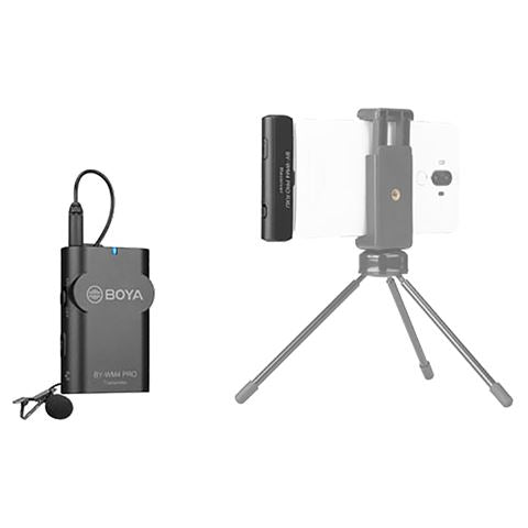 Boya 2,4 GHz Lavalier Microfone sem fio BY-WM4 Pro-K5 para Android