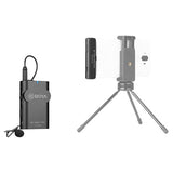 Boya 2,4 GHz Lavalier Microfone sem fio BY-WM4 Pro-K5 para Android