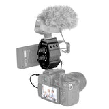 Audio adaptér Boya BY-MP4 pro smartphone, DSLR, videokamery a PC