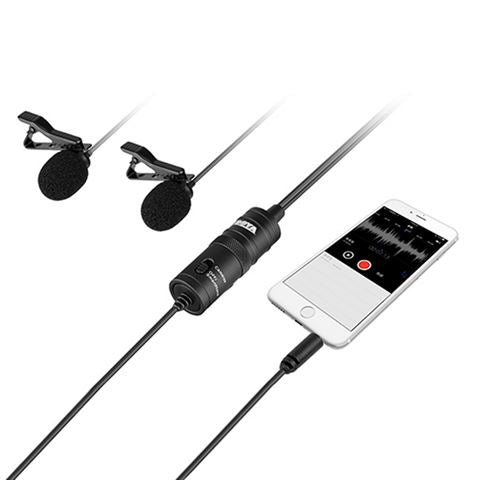 Boya Duo Lavalier Microphone by-M1DM for smartphone, DSLR, Camcorders and PC