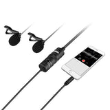 Boya Duo Lavalier Microphone by-M1DM for smartphone, DSLR, Camcorders and PC