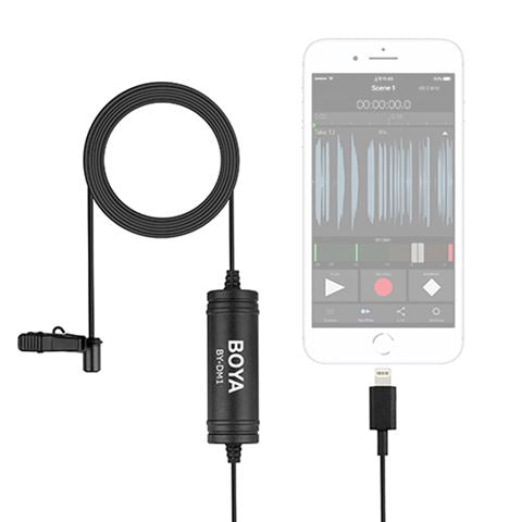 Boya lavalier microphone by-dm1 pour iOS