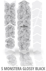 Unleazed runko suojakalvo monstera musta kiiltävä