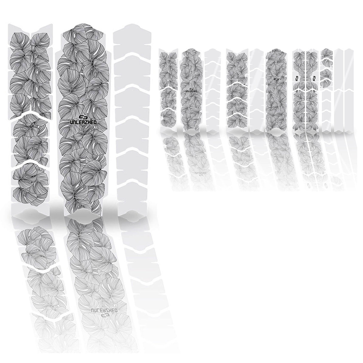 Unleazhed frame protection film monstera white glossy