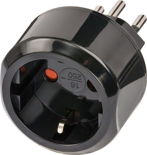 Brennenstuhl reisadapter veiligheidscontact ch stroombegrenzer 10a - 1508642