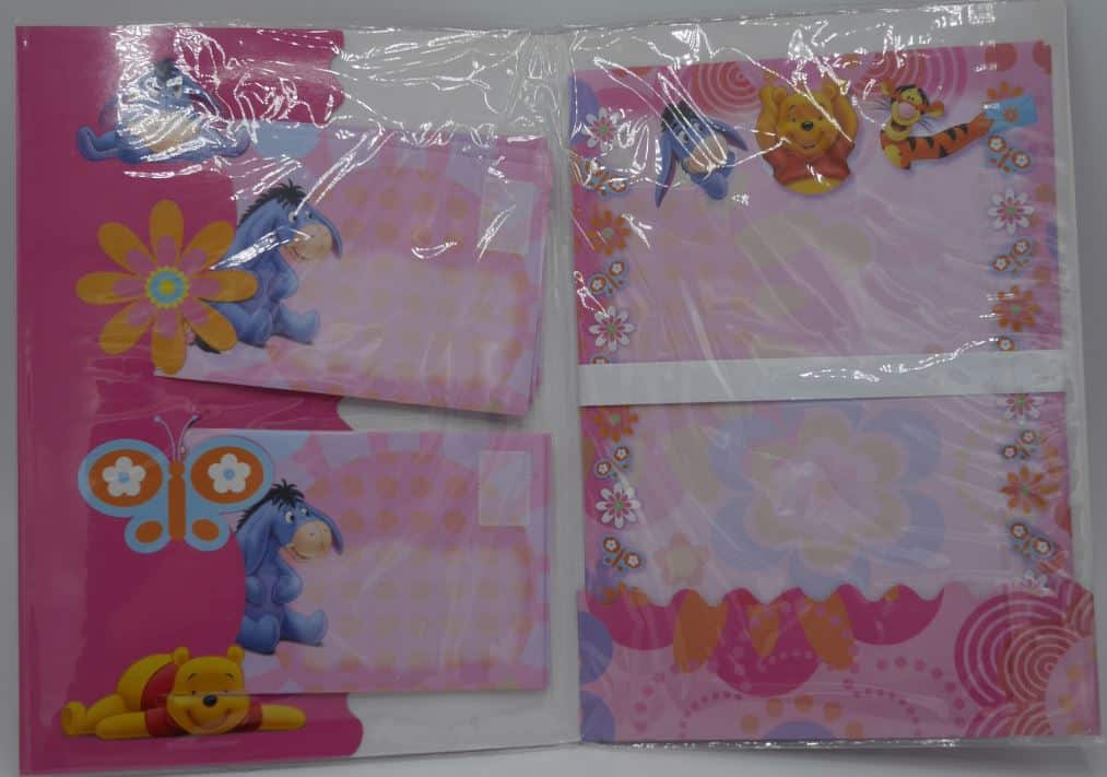 Van der doelen Winnie The Pooh Set s papírenskými a obálkami
