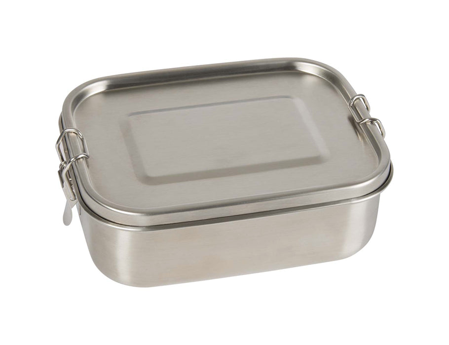 Memo lunch box stainless steel - with distributor and silicone ring