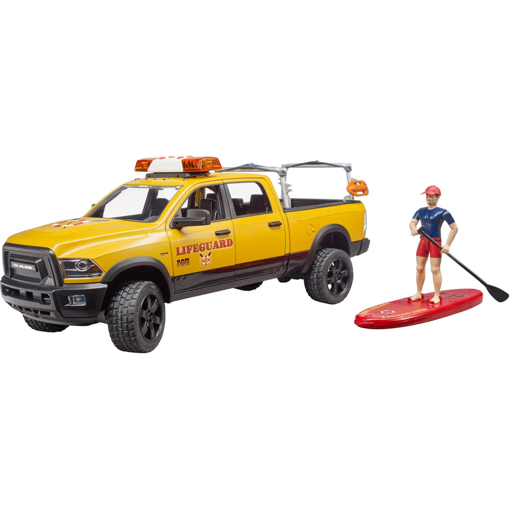 Bruder Dodge Ram 2500 Rescue Brigade Car s plavčíkem
