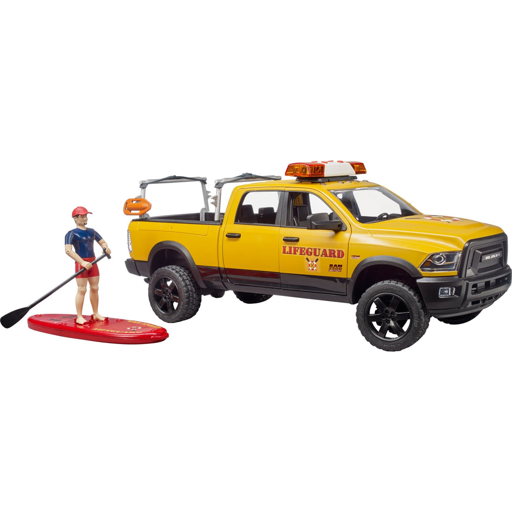Bruder Dodge Ram 2500 Rescue Brigade Car s plavčíkem