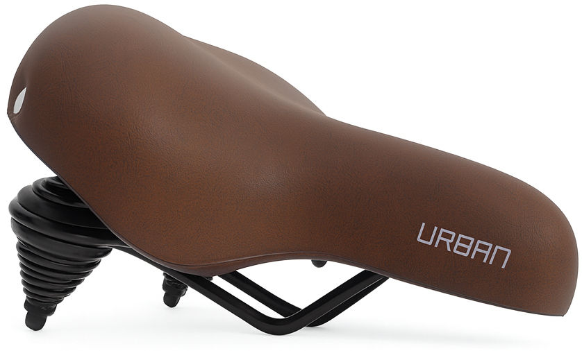 Bicycle saddle Edge Urban - Matt Dark Brown (on map)