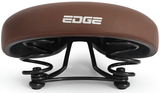 Edge Bicycle Saddle City Retro - Dark Brown (Workshop Packing)