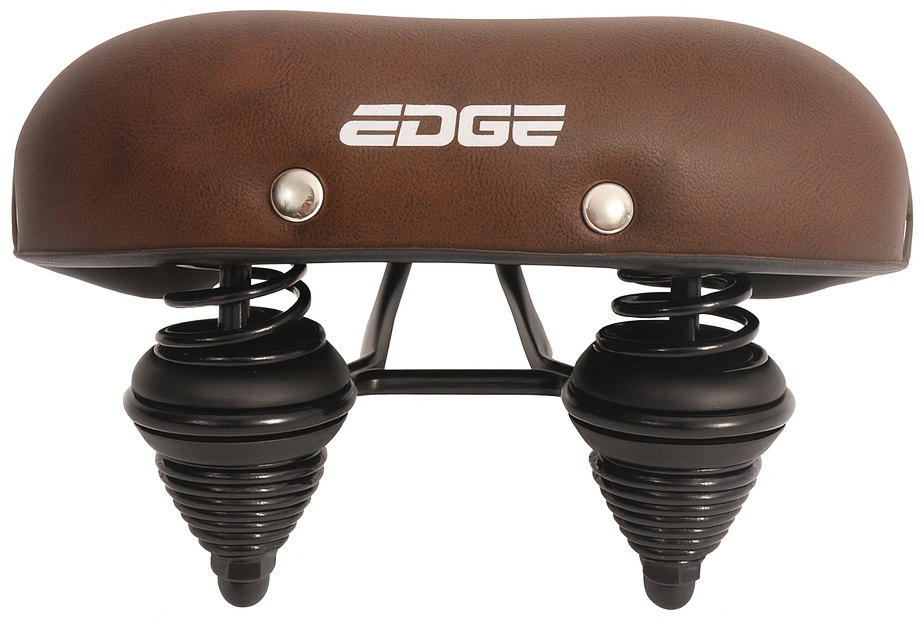 Bicycle saddle Edge Urban - Matt Dark Brown (on map)