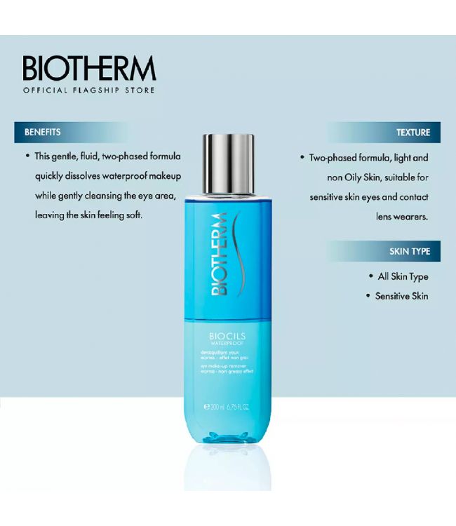 Biotherm Waterproof Make-up Entferner Biocils Bottle 100ml Ladies