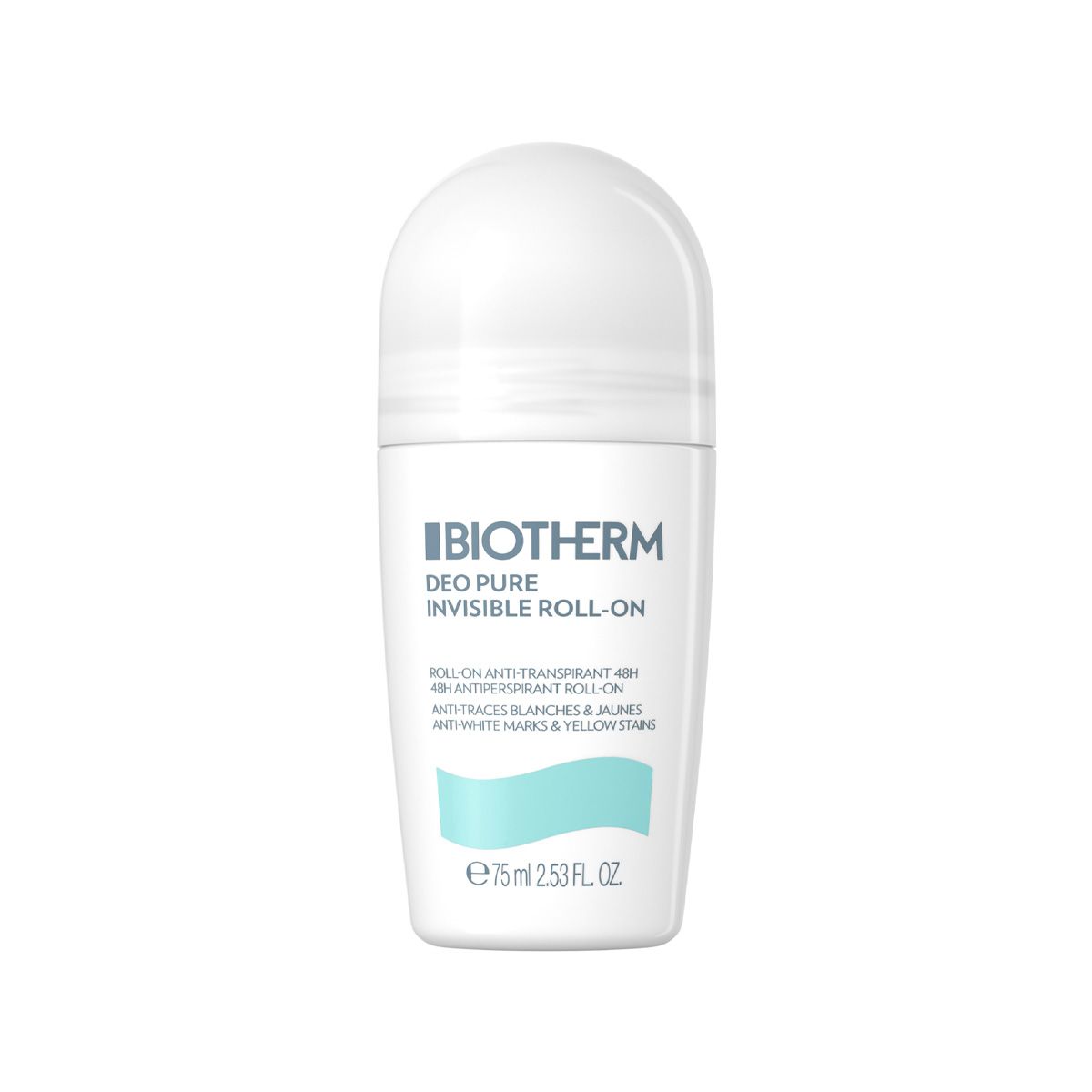 Biotherm deo pure invisible roll-on 48h 75ml women