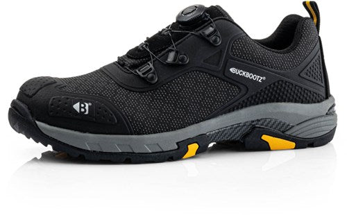 Buckbootz werkschoen tradez wheelz laag s1ps boa | zwart | maat 46 - 5055138027080