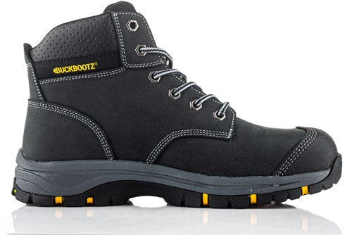 Buckbootz werkschoen wizardz wizl1blk s3s | zwart | maat 42 - 5055138024256