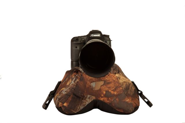 Buteo Photo Gear Bean Bag 1 saddle model with carrying strap