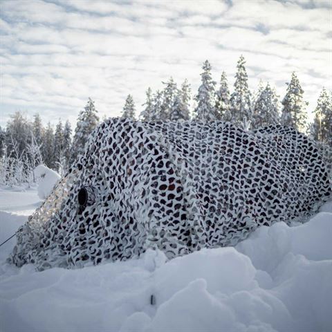 Buteo Photo Gear Camouflagenet 3 White Gray 2.4x3 M