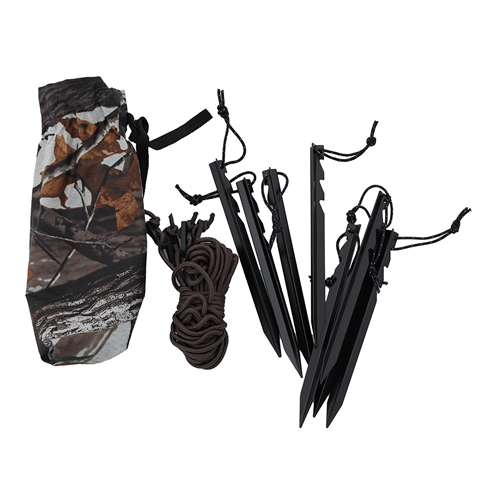 Buteo Photo gear bag with pegs and ropes snow