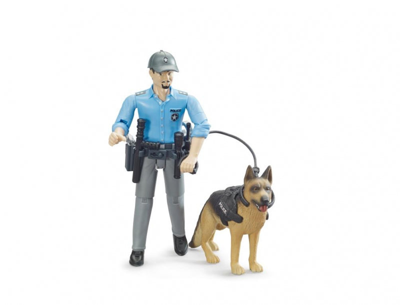 Bruder Figur Police mat Hond b Welt