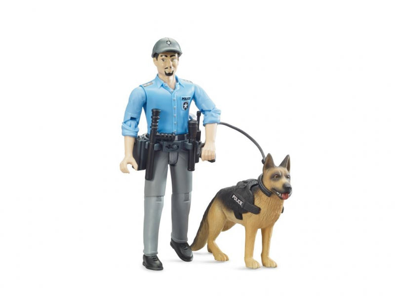 Bruder Figur Police mat Hond b Welt