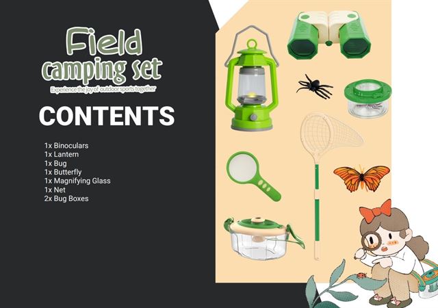 Byomic kids camping set 8-delig