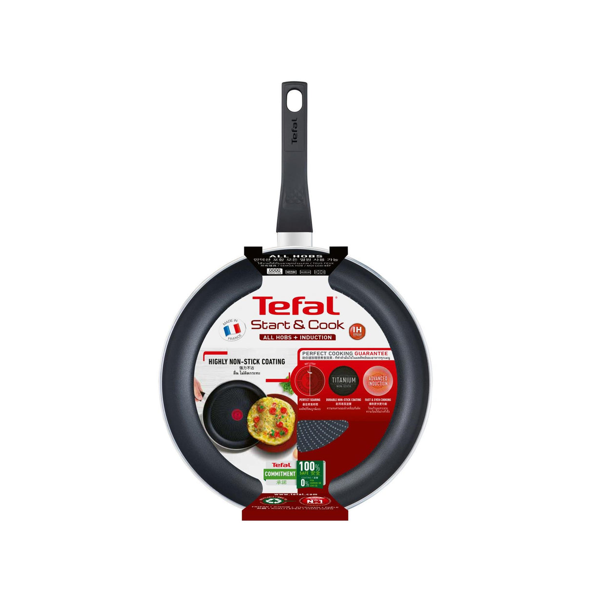 Tefal cookware Tefal start easy frying pan 24 cm black