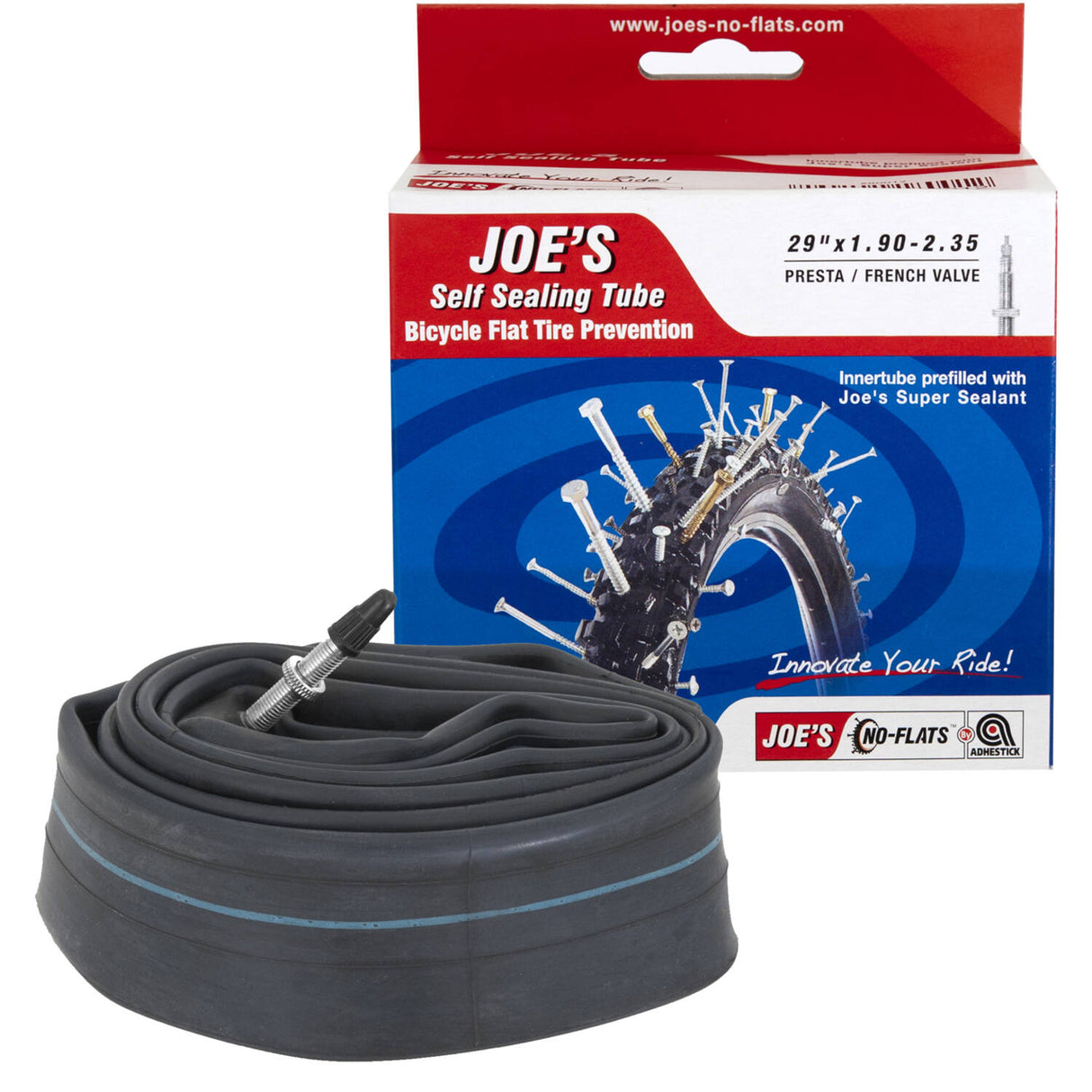 Joe's No Flats Inner Tube Self Seling Tube FV 29X1.90-2.35 (MTB)