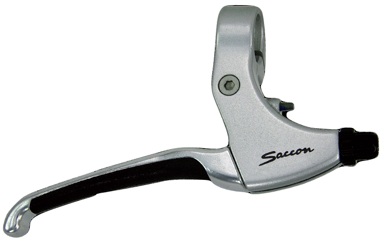 Saccon brake handle bars set R-BRAKE ALU SILVER SILVER BLACK L64A64R3P04