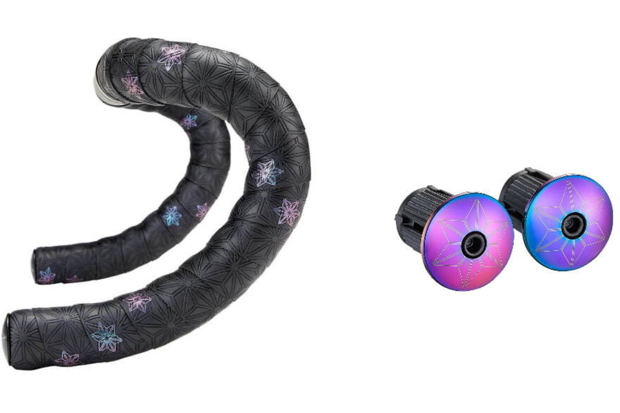 Spacaz Super Sticky Kush Galaxy Galaxy Lint Black Oil Slick Incluso Tappo di sterzo in alluminio per olio Slick