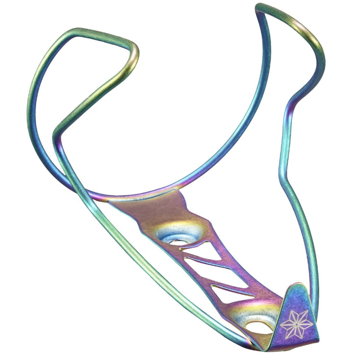 Supacaz tifly cage bottle cage titanium oil slick
