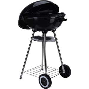 Barbacoa de carbón con ruedas ø46 cm