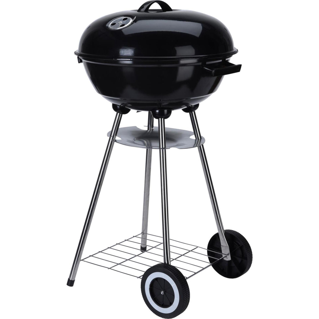 Barbacoa de carbón con ruedas ø46 cm