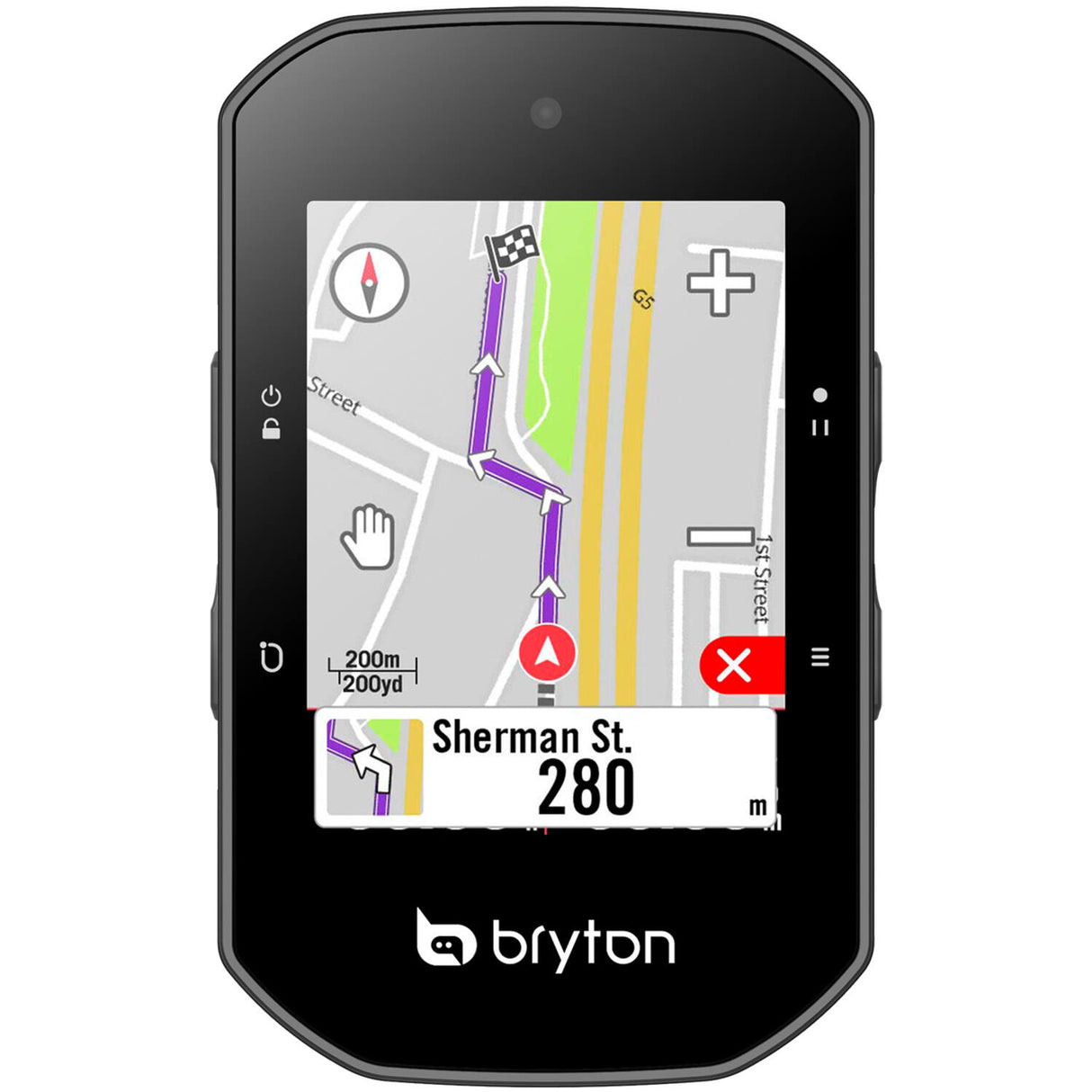 Bryton - Reider s500 GPS Velo Computer abegraff Häerzzuggerécherer Gürtel a Cadans Sensor Ant + Bluetooth