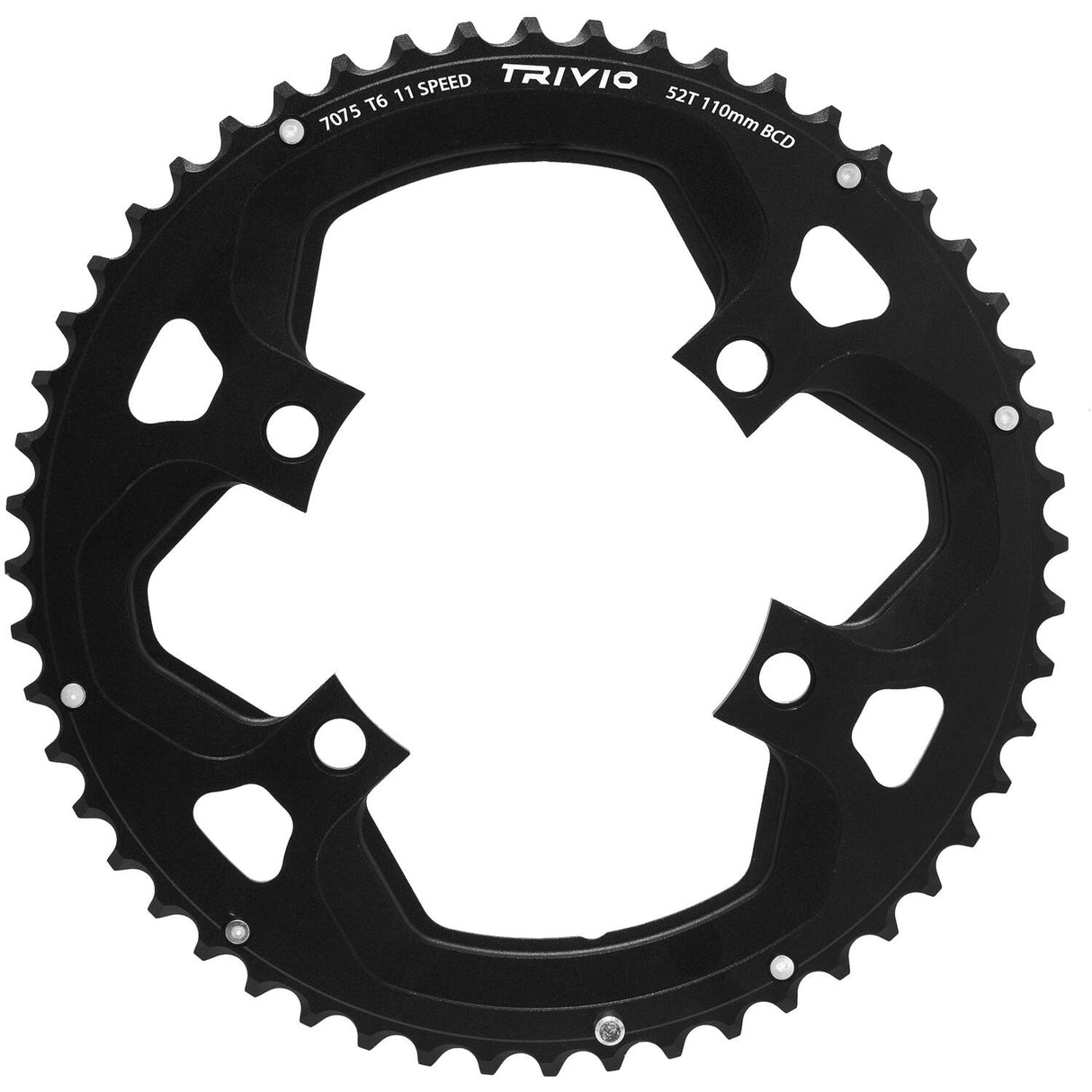 Trivio - racing chainring 52t.11 speed 110 bcd 4-arm shimano