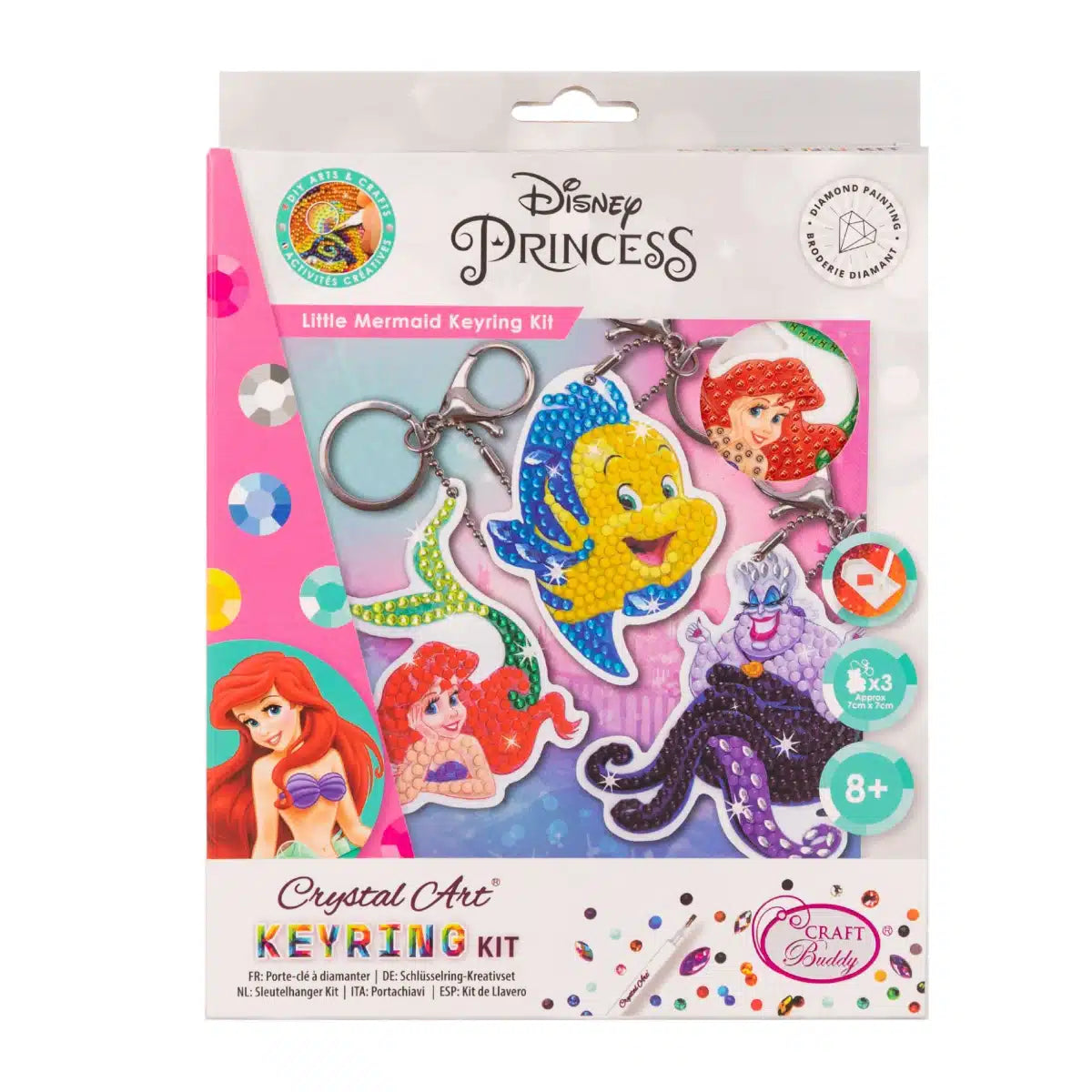 BrandUnit Diamond Painting - Disney Apos; S Piccola sirena keyChanger