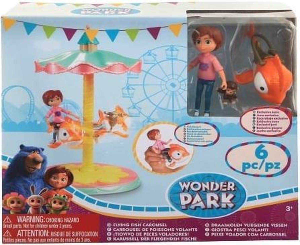 Jonotoys Wonderpark Carousel with Flying Fish