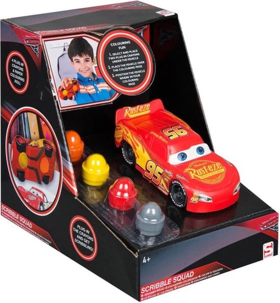 Otto Simon Cars Scribble Squad Color Set with Car and Paper Roll