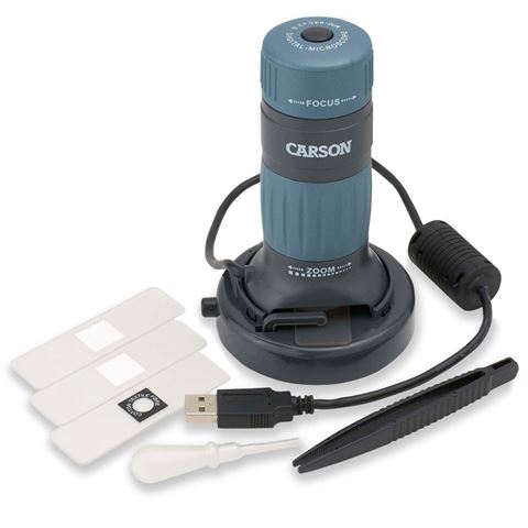 Carson Digital USB Microscope 86-457x com gravador