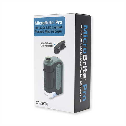 Carson Handmicroscope MM-350 mikrobrit plus 60-120x s adaptérem smartphonu