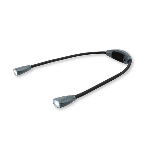 Carson Neklamp NL-10 com LED duplo, sem mãos e ajustável